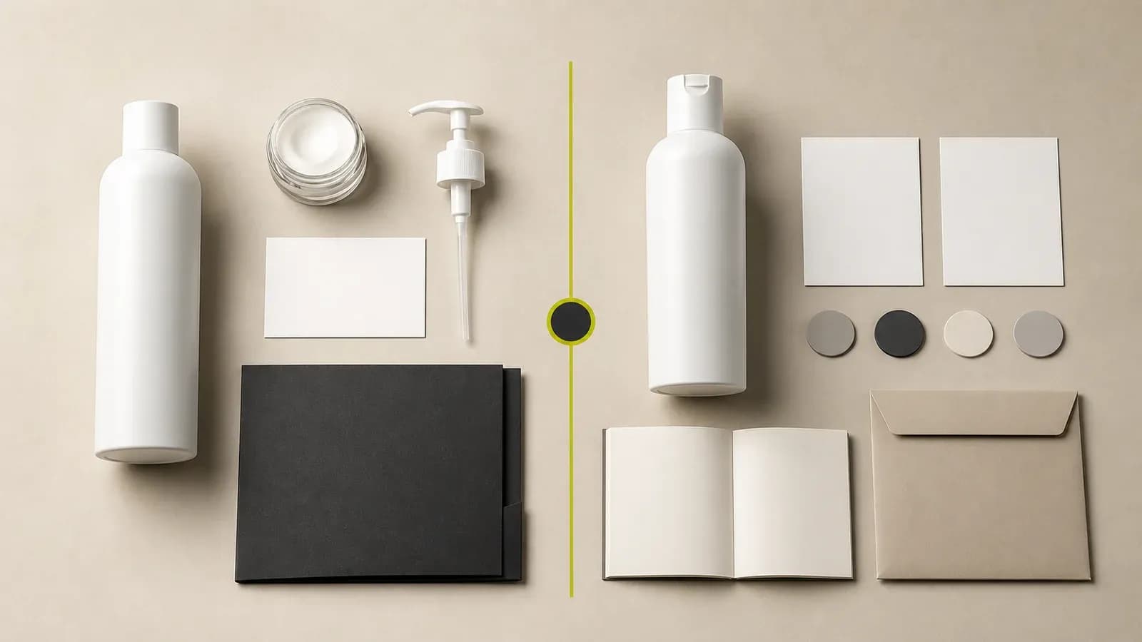 A prior approved haircare reference set separated from proposed packaging changes, availability inputs, a timing sheet, and a next-run envelope.